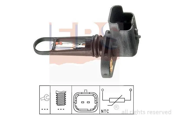 Датчик температури впуску повітря Fiat Scudo 99-/Volvo V50 1.6-2.0 D 04- EPS 1.994.021 (фото 1)