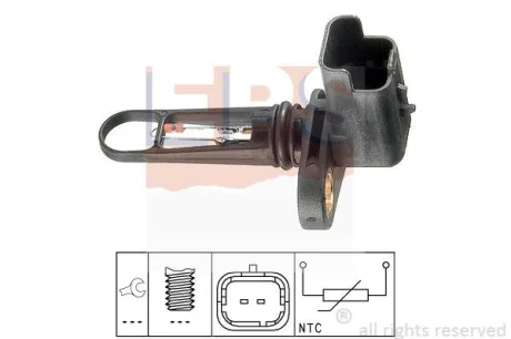 Датчик температури впуску повітря Fiat Scudo 99-/Volvo V50 1.6-2.0 D 04- EPS 1.994.021