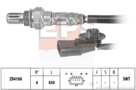 Лямбда зонд Renault Kangoo 1.2 01-/Lada Largus 1.6 12- EPS 1.998.095