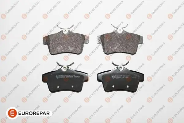 Гальмівні колодки зад. Citroen C4 09-/Peugeot 3008 09- (TRW) EUROREPAR 1617272680 (фото 1)
