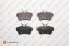 Гальмівні колодки зад. Citroen C4 09-/Peugeot 3008 09- (TRW) EUROREPAR 1617272680 (фото 1)