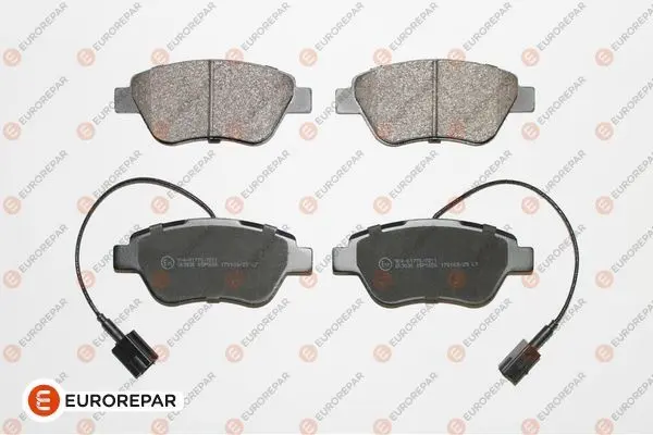 Гальмівні колодки пер. Nemo/Bipper 08- (BOSCH) (122.8x53.6) з датчиком EUROREPAR 1617283380 (фото 1)