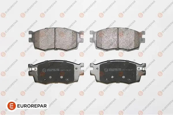 Гальмівні колодки пер. Hyundai Accent/Kia Rio 05- (mando) EUROREPAR 1617285580 (фото 1)