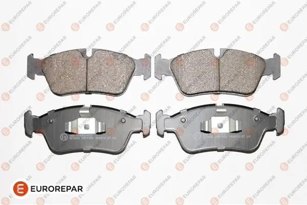 Гальмівні колодки пер. BMW 3(E90)/1(E81) 04-13 (ATE) (149.5x57.5x17.5) EUROREPAR 1623053880 (фото 1)