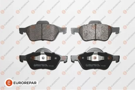 Гальмівні колодки пер. Renault Megane/Scenic/Clio 02- (ATE) EUROREPAR 1623054380