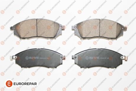 Фото колодки гальмівні EUROREPAR 1623055380 Колодки гальмівні EUROREPAR 1623055380