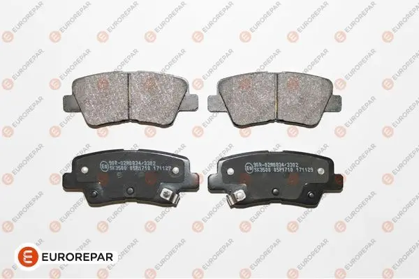 Гальмівні колодки зад. Elantra/i20/Tucson/Sportage 15-/Ceed/i30 12- (Akebono) EUROREPAR 1623063980 (фото 1)