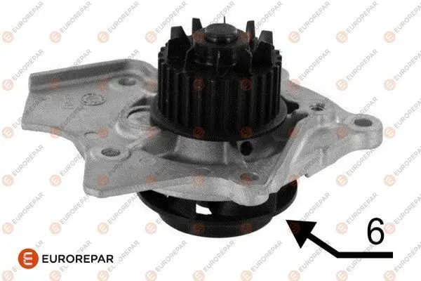 Водяний насос T5/A4/A6/A8/Octavia/Superb/Golf VI/Passat 1.8/2.0 TFSI 08- EUROREPAR 1623118180 (фото 1)