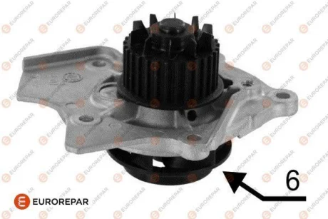 Водяний насос T5/A4/A6/A8/Octavia/Superb/Golf VI/Passat 1.8/2.0 TFSI 08- EUROREPAR 1623118180