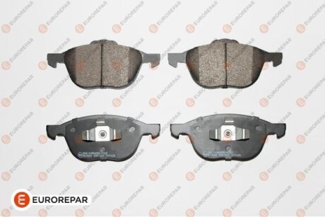 Фото колодки гальмівні передні EUROREPAR 1639376580 КОЛОДКИ ГАЛЬМІВНІ ПЕРЕДНІ EUROREPAR 1639376580
