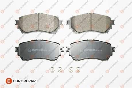 Колодки гальмівні дискові комплект EUROREPAR 1639382280