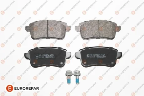 Гальмівні колодки зад. Renault Megane IV/Scenic IV 16- EUROREPAR 1675991480