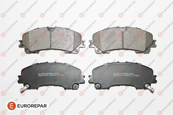 Гальмівні колодки пер. QX50/Q70/Q60/Navara/Qashqai/Murano/Pathfinder (AKEBONO) EUROREPAR 1675996380 (фото 1)
