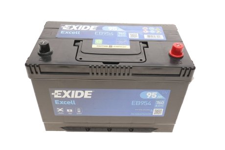 Стартерная батарея (аккумулятор) EXIDE EB954
