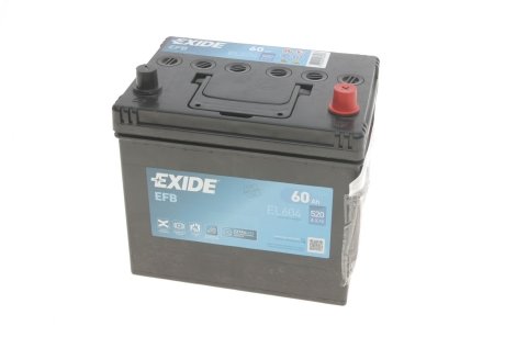 Стартерная батарея (аккумулятор) EXIDE EL604 (фото 1)
