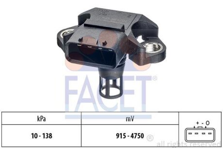 Фото датчик тиску повітря FACET 10.3320 Датчик тиску повітря FACET 10.3320