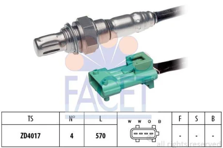 Лямбда-зонд Berlingo/206/307 1.4i FACET 10.7597