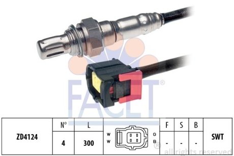 Лямбда-зонд Mercedes Benz W204/212/213/221/222 M157/276/278 11-> FACET 10.8175