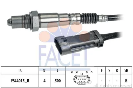 Лямбда-зонд Kangoo 98- 1.6/Trafic 01- 2.0 FACET 10.8280