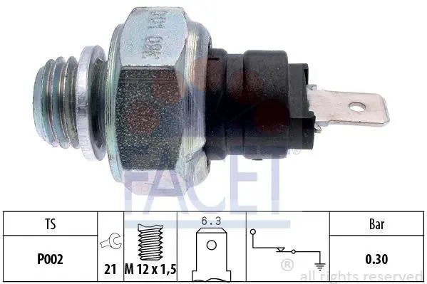Датчик тиску оливи OM 601/611 >03 FACET 7.0001 (фото 1)