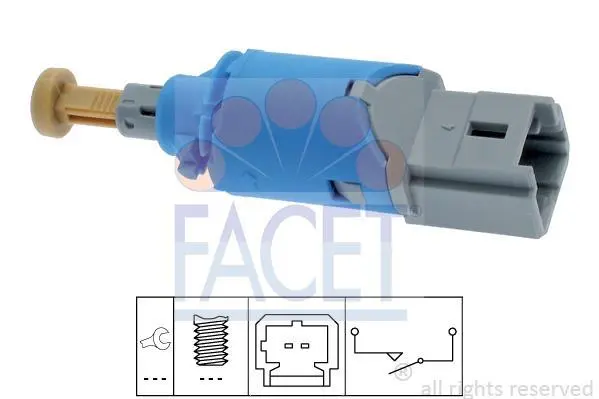 Датчик стоп-сигнала Master 10-/Kangoo 08-/Laguna 01-/Duster 10- FACET 7.1224 (фото 1)