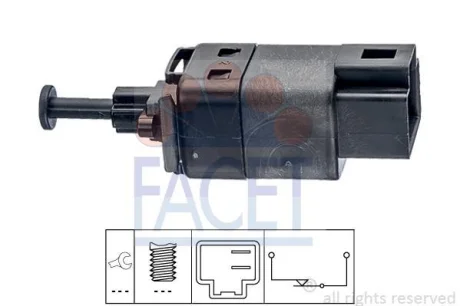 Датчик стоп-сигнала Chevrolet Aveo/Lacetti 1.2-2.0i 00- FACET 7.1251