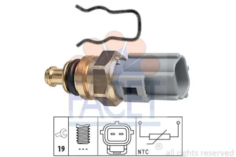 Датчик температури Ford Focus, Mondeo 1.3-3.0 96- FACET 7.3285