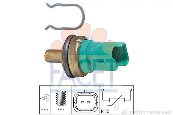 Датчик температури Berlingo/Scudo/ Focus 1.4-2.2d 99- FACET 7.3292 (фото 1)