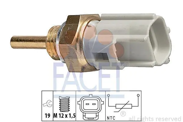 Датчик температури TOYOTA AVENSIS/ CAMRY 1.0-4.0 98- FACET 7.3323 (фото 1)
