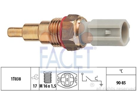 Датчик вмикання вентилятора Mazda 121/323/626 1.3-2.0 87-96 FACET 7.5205