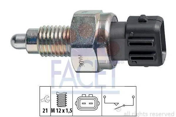 Датчик заднього ходу T4 90-03/Caddy II 95-04/Golf -02 FACET 7.6125 (фото 1)