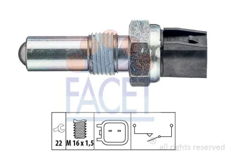 Датчик заднього ходу Transit/Fiesta/C-Max/Mondeo 02- FACET 7.6283