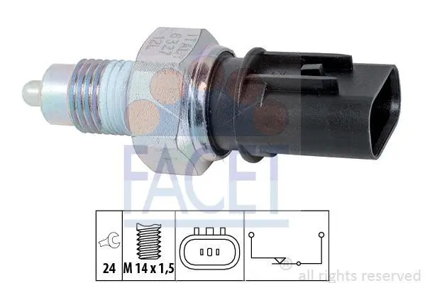 Датчик заднього ходу Hyundai i30/ix35 /Kia Rio/Ceed 07- FACET 7.6327 (фото 1)