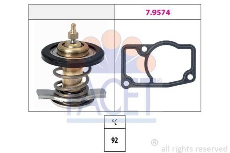 Термостат Opel Astra G/Vectra C/Saab 9-3/9-5 2.0/2.2 DTI 02- (92C) FACET 7.8607