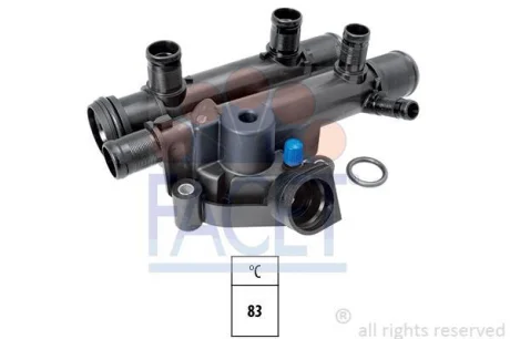 Термостат Master/Trafic 2.2/2.5dCi 03- (82C) FACET 7.8666
