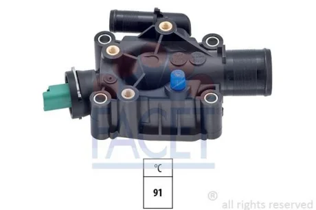 Термостат Berlingo/Partner 1.6i 00- (91C) FACET 7.8671