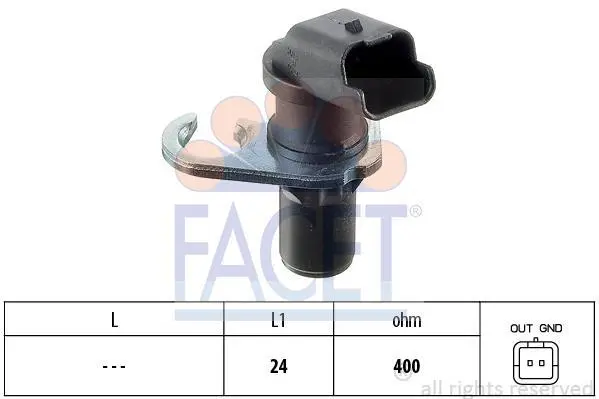 Датчик колінвала Berlingo/Partner 1.9D (DW8) FACET 9.0303 (фото 1)