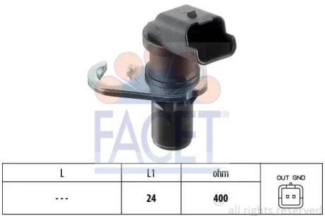 Датчик колінвала Berlingo/Partner 1.9D (DW8) FACET 9.0303