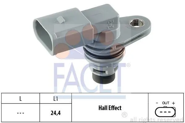Датчик розподілвалу Audi /Seat/Skoda FABIA, OCTAVIA 1.0-3.6, 95- FACET 9.0368 (фото 1)