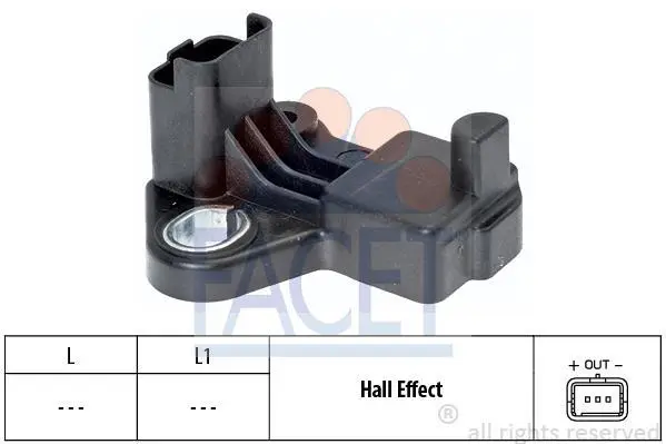 Датчик колінвала Berlingo/Partner/Expert 1.6HDi 05- (-дв.№11318) FACET 9.0458 (фото 1)