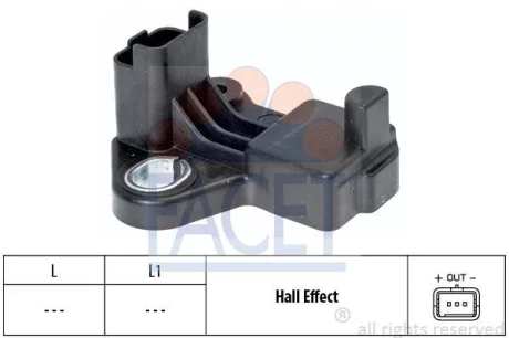 Датчик колінвала Berlingo/Partner/Expert 1.6HDi 05- (-дв.№11318) FACET 9.0458