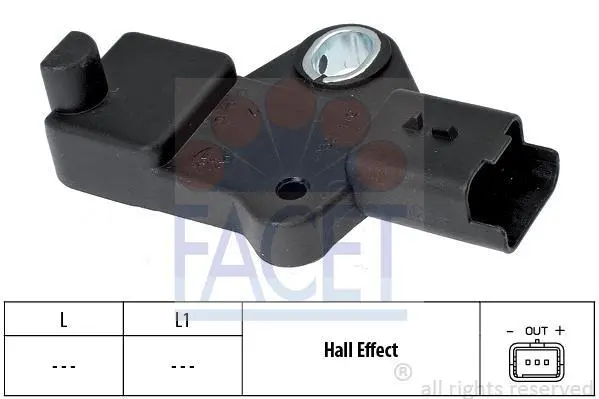 Датчик колінвала Citroen C4, JUMPY/ Fiat SCUDO/Ford FOCUS, KUGA I 2.0D 02- FACET 9.0524 (фото 1)