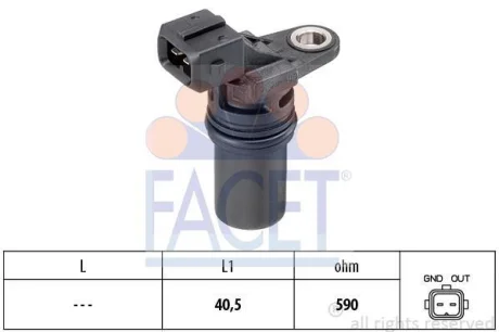 1 953 539 датчик колінвалу FACET 90539
