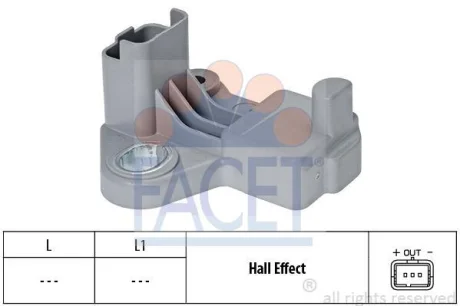 Датчик колінвала Citroen Berlingo/C4 I 1.4-2.2HDI 03-16 FACET 9.0602