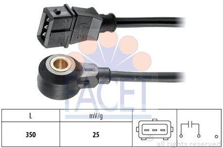 Фото датчик детонації FACET 9.3050 Датчик детонації FACET 9.3050