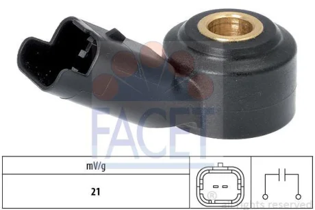 Датчик детонації Berlingo 10- 1.6/307 02- 1.2-2.0/C4/C5 01- 1.2-2.0 FACET 9.3138