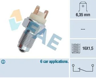 Вимикач світла задній хід MERCEDES MB (W631) 02.88-02.96 FAE 41060