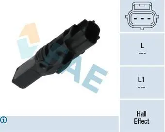 Датчик швидкості FORD FIESTA V, FIESTA VI, FOCUS C-MAX, FOCUS I, FOCUS II, FUSION MAZDA 2 1.2-2.5 10.98-01.18 FAE 79340 (фото 1)
