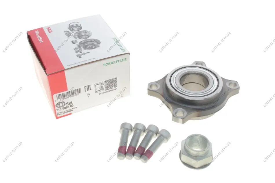 Підшипник маточини (передньої) Alfa Romeo 147 01-10 FAG 713 6063 00 (фото 1)