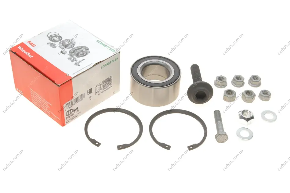 Підшипник маточини (передньої) Audi 80/90 88-96 (567447B) (к-кт) FAG 713 6101 70 (фото 1)